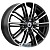 K&K Эрфурт 7x17 5*108 ET50 DIA63.3 Алмаз черный Литой