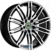 Replica Top Driver PR13 9x18 5*112 ET26 DIA66.6 BKF Литой