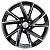 Khomen KHW 1714 7x17 5*108 ET43 DIA65.1 Black-FP Литой