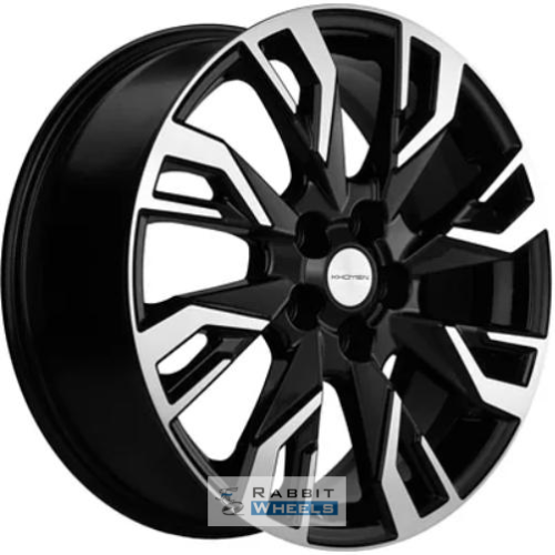 Khomen KNW 1809 7x18 5*114.3 ET45 DIA66.1 Black-FP Литой