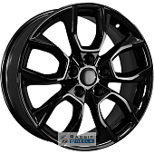 Khomen KHW 1713 7x17 5*110 ET46 DIA63.3 Black Литой