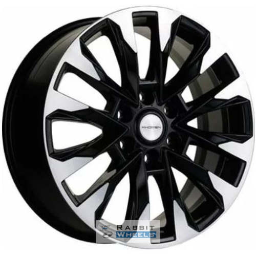 Khomen KHW 2010 8x20 6*139.7 ET45 DIA95.1 Black-FP Литой