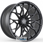 Forged BLV-X 11x22 5*112 ET35 DIA66.6 Satin Black Brushed Кованый