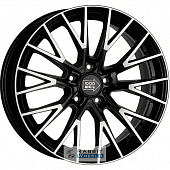 1000 Miglia MM1009 8x18 5*112 ET45 DIA66.6 Gloss Black Polished Литой