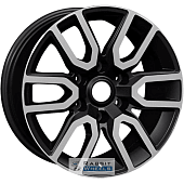 Khomen KHW 1723 8x17 6*139.7 ET45 DIA93.1 Black-FP Литой