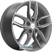 Khomen KNW 1708 6.5x17 5*108 ET33 DIA60.1 F-Silver Литой