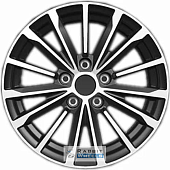 Khomen KHW 1611 6.5x16 5*114.3 ET43 DIA67.1 Black Литой