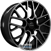 Khomen KHW 1818 7x18 5*112 ET45 DIA57.1 Black-FP Литой