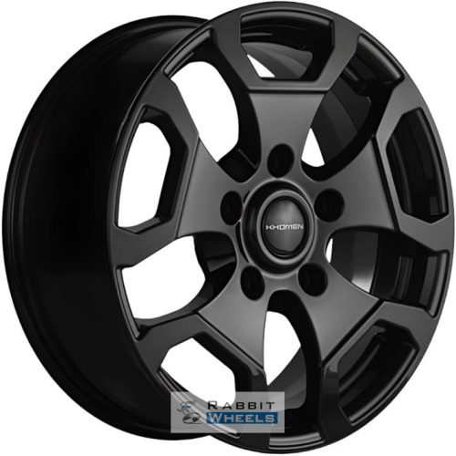 Khomen KHW 1725 6.5x17 5*139.7 ET35 DIA98.5 Black Литой