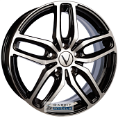 Vector B199 6.5x17 5*100 ET38 DIA67.1 BFP Литой