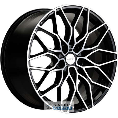 Khomen KHW 1902 8.5x19 5*108 ET48 DIA60.1 Black-FP Литой