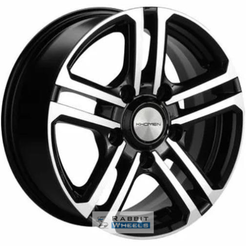 Khomen KNW 1602 6.5x16 5*139.7 ET35 DIA98.5 Black-FP Литой