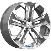 K&K KP015 7.5x19 5*112 ET40 DIA57.1 Diamond gloss graphite Литой