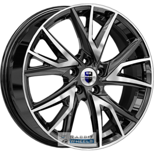 K&K Кайлас 6.5x18 5*112 ET43 DIA57.1 Алмаз черный Литой