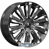 K&K Humber 8x20 5*114.3 ET45 DIA66.1 Diamond black gris Литой