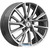 Скад КР010 7.5x18 5*108 ET47 DIA60.1 Diamond Black Gris Литой