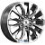 Скад КР007 8x20 6*139.7 ET55 DIA100.1 Diamond gloss graphite Литой
