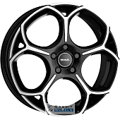 MAK Monza 7.5x18 5*108 ET42 DIA65.1 Black mirror Литой
