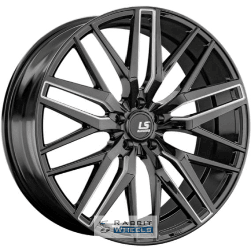 LS FlowForming RC77 9.5x22 5*114.3 ET45 DIA67.1 BK+SSF Литой