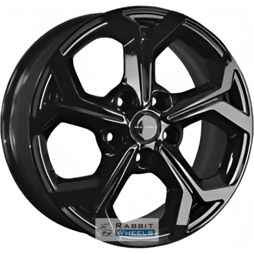 Khomen KHW 1606 6.5x16 5*114.3 ET43 DIA67.1 Black Литой