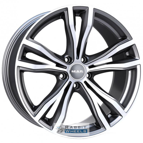 MAK X-Mode 9x19 5*120 ET18 DIA74.1 Gunmetal Mirror Face Литой