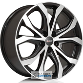 Alutec W10X 8x18 5*127 ET53 DIA71.6 Racing black front polished Литой