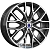 K&K Лилиом 6x16 4*100 ET41 DIA60.1 Алмаз черный Литой