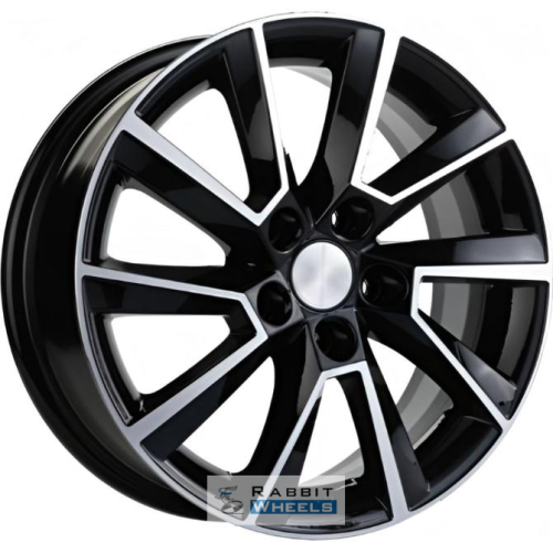 Khomen KNW 1604 6x16 5*105 ET39 DIA56.6 Black-FP Литой