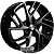 Khomen KHW 1722 6.5x17 5*108 ET33 DIA60.1 Black-FP Литой