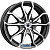 K&K Brent 6x16 4*100 ET40 DIA67.1 Алмаз черный Литой