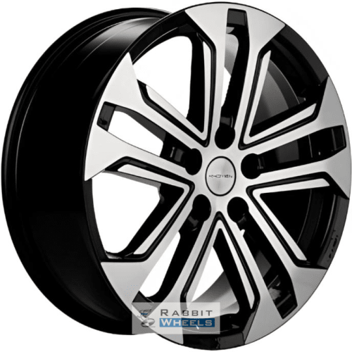 Khomen KHW 1803 7x18 5*108 ET46 DIA63.3 Black-FP Литой