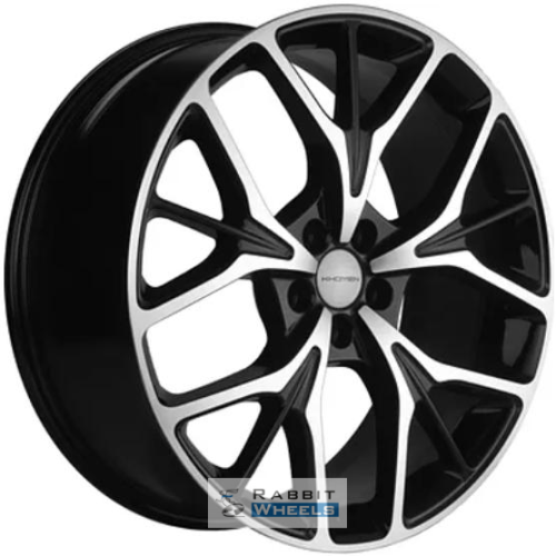 Khomen KHW 2012 8x20 5*114.3 ET45 DIA67.1 Black-FP Литой