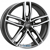Alutec Ikenu 6.5x17 4*108 ET40 DIA63.3 Graphite front polished Литой