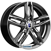 K&K Sayan 6x16 5*110 ET45 DIA63.3 Дарк платинум Литой