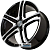 Sakura Wheels QC1170 11x21 5*112 ET38 DIA66.6 BKF Литой
