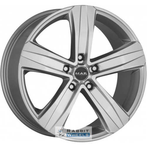 MAK Stone 5 T 7x17 5*114.3 ET42 DIA66.1 Silver Литой