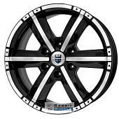 K&K Окинава 8x18 6*114.3 ET35 DIA67.1 Алмаз черный Литой