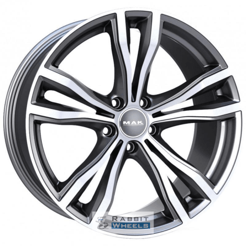 MAK X-Mode 11.5x21 5*120 ET38 DIA74.1 Gunmetal Mirror Face Литой