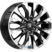 K&K KP007 8x20 6*139.7 ET55 DIA100.1 Алмаз черный Литой