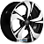 Khomen KHW 1724 7x17 5*114.3 ET50 DIA67.1 Black-FP Литой