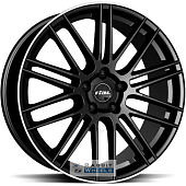 Rial KiboX 9.5x21 5*108 ET35 DIA63.3 Diamond Black Lip Polished Литой