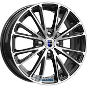 K&K Меандр 6x16 4*108 ET48 DIA63.3 Алмаз черный Литой