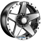 LS 1284 8x16 5*150 ET2 DIA110.1 BKF Литой