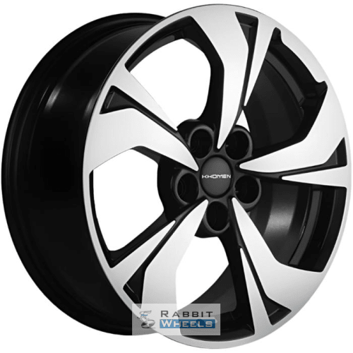 Khomen KHW 1724 7x17 5*114.3 ET51 DIA67.1 Black-FP Литой