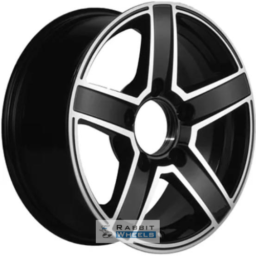 Khomen KHW 1614 6.5x16 5*139.7 ET35 DIA98.5 Black-FP Литой