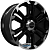 Khomen KHW 1817 7.5x18 6*139.7 ET20 DIA106.1 Black-FP Литой