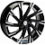 Khomen KHW 1901 7.5x19 5*114.3 ET45 DIA60.1 Black-FP Литой