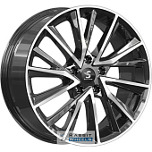 K&K КР010 7.5x18 5*108 ET47 DIA60.1 Алмаз черный Литой