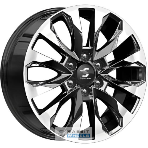 K&K КР007 8x20 6*139.7 ET60 DIA95.1 Алмаз черный Литой