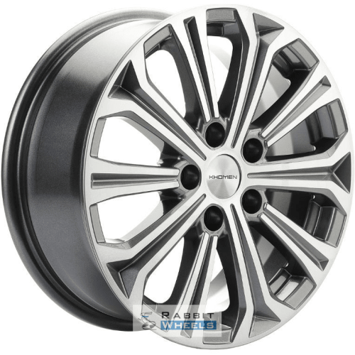 Khomen KNW 1610 6.5x16 5*108 ET50 DIA63.3 Gray-FP Литой